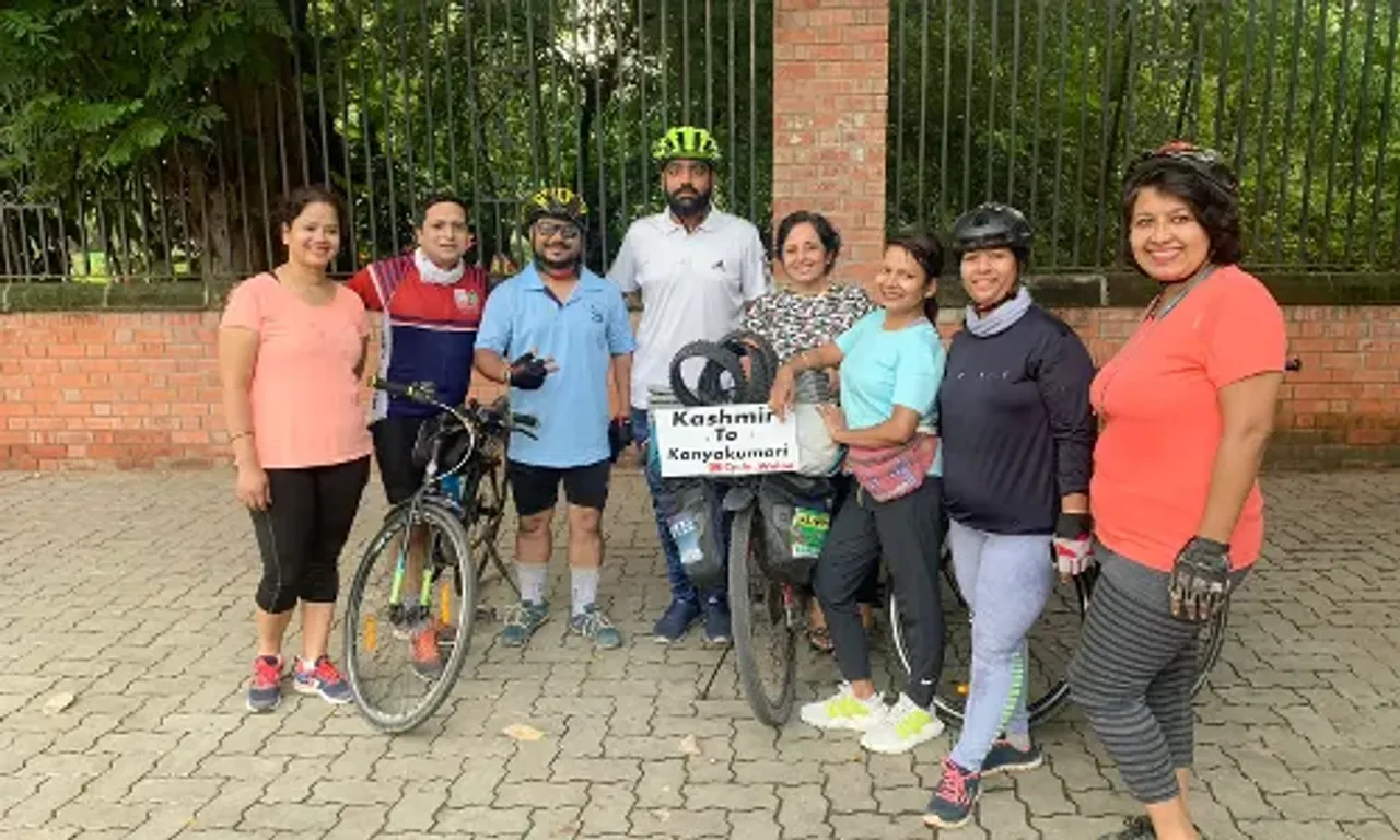 Haryana farmer cycling from Kashmir to Kanyakumari for environmental awareness