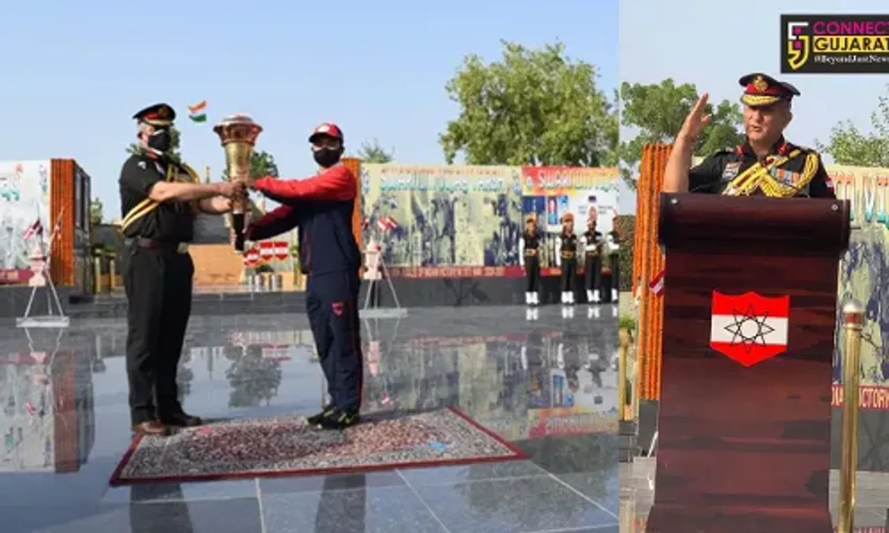 Jodhpur Military station organises grand commemorative event to honour Swarnim Vijay Varsh victory flame