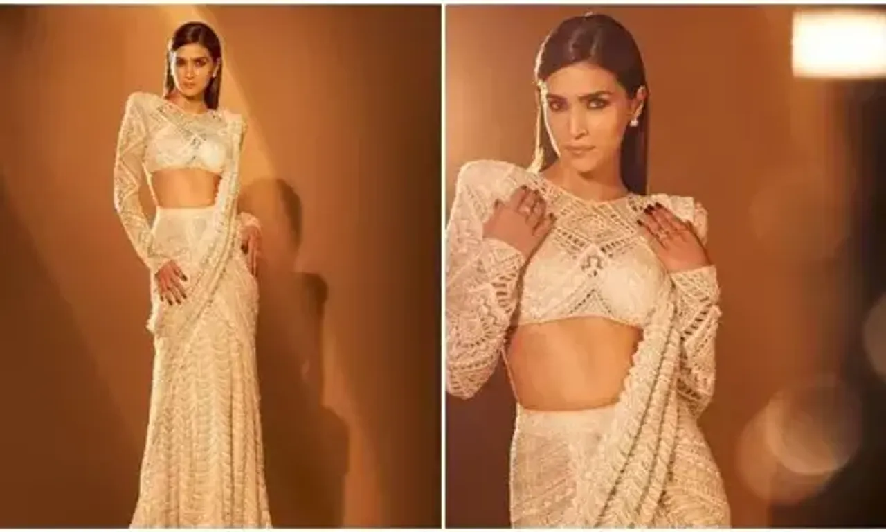 Kriti Sanon redefines elegance in a stunning lehenga sari