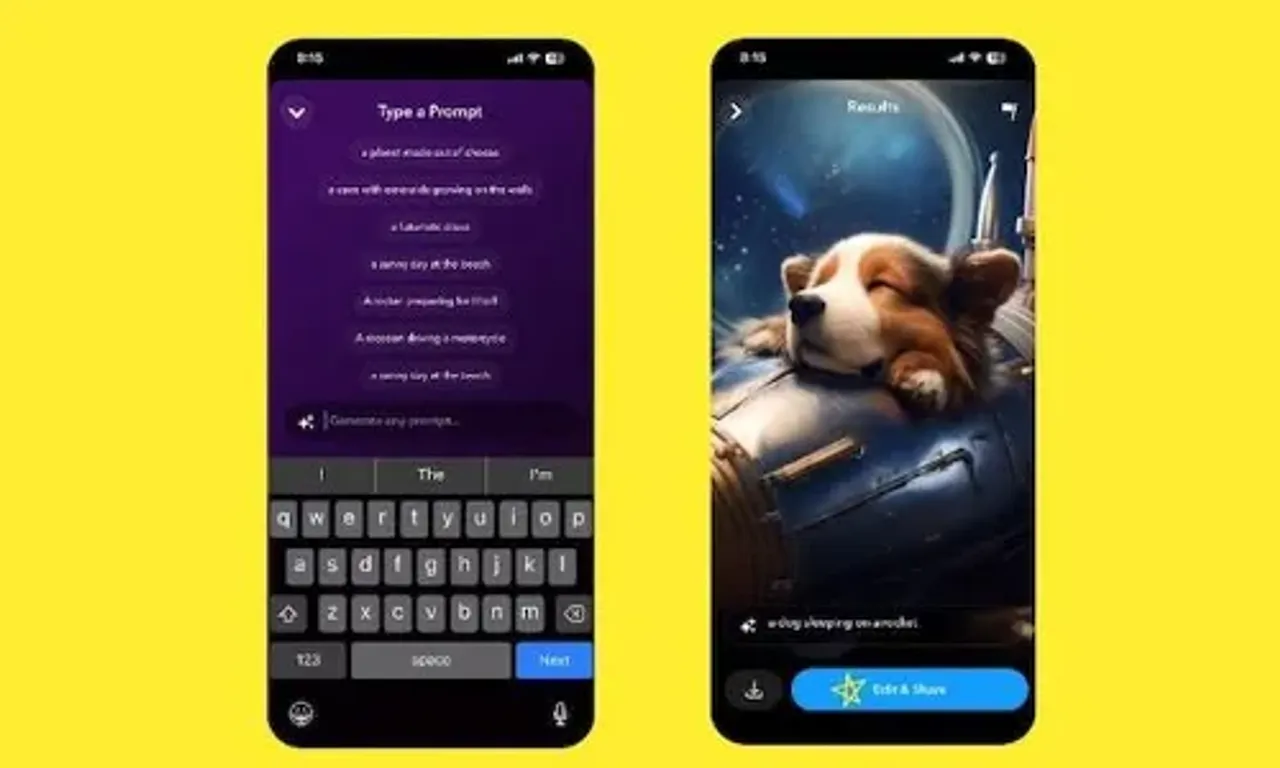 Snapchat gets AI makeover, gains chat-editing capability