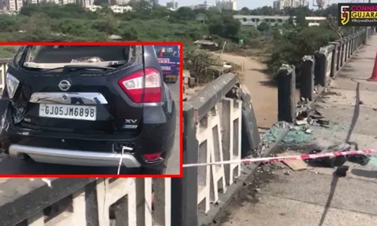 Surat: Complaint of Highway Authority against businessman's son for breaking ONGC bridge railing