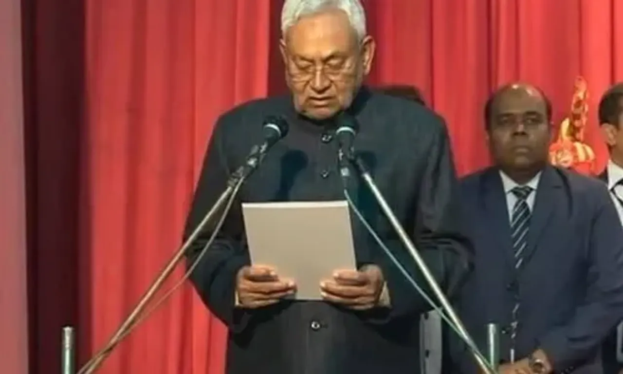 Nitish Kumar takes oath as Bihar chief minister for record 9th time