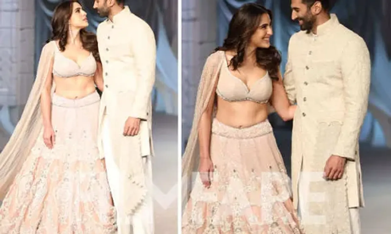 Aditya Roy Kapur and Sara Ali Khan sizzle in modish wedding wear by Shantnu-Nikhil