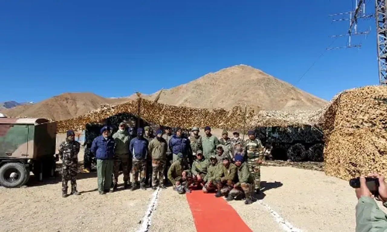 CAS visited Leh and IAF deployments at forward areas of Northern sector