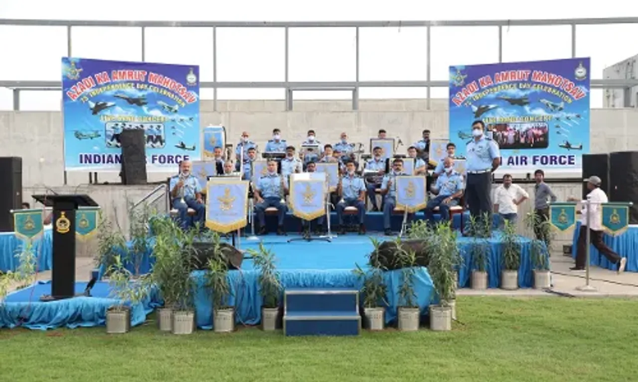 Indian Air Force organises Azadi Ka Amrut Mahotsav Band Concert at Sabarmati river front