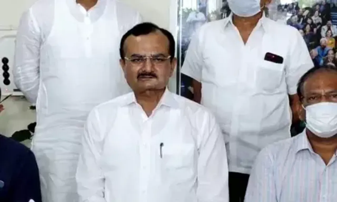 Gujarat home minister speaks about state security and strict action against money lenders during his visit to Vadodara