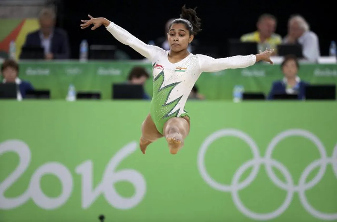 Gymnast Dipa narrowly misses medal in Olympic vault final