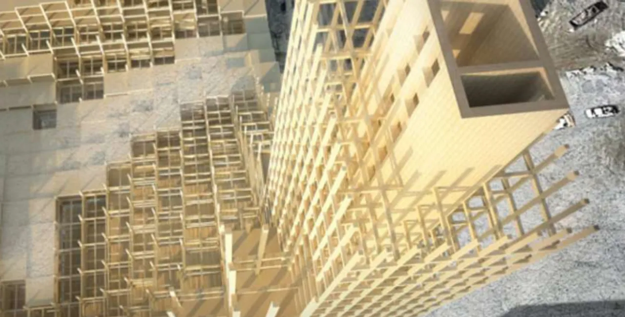 World's tallest wood building has 18 storeys