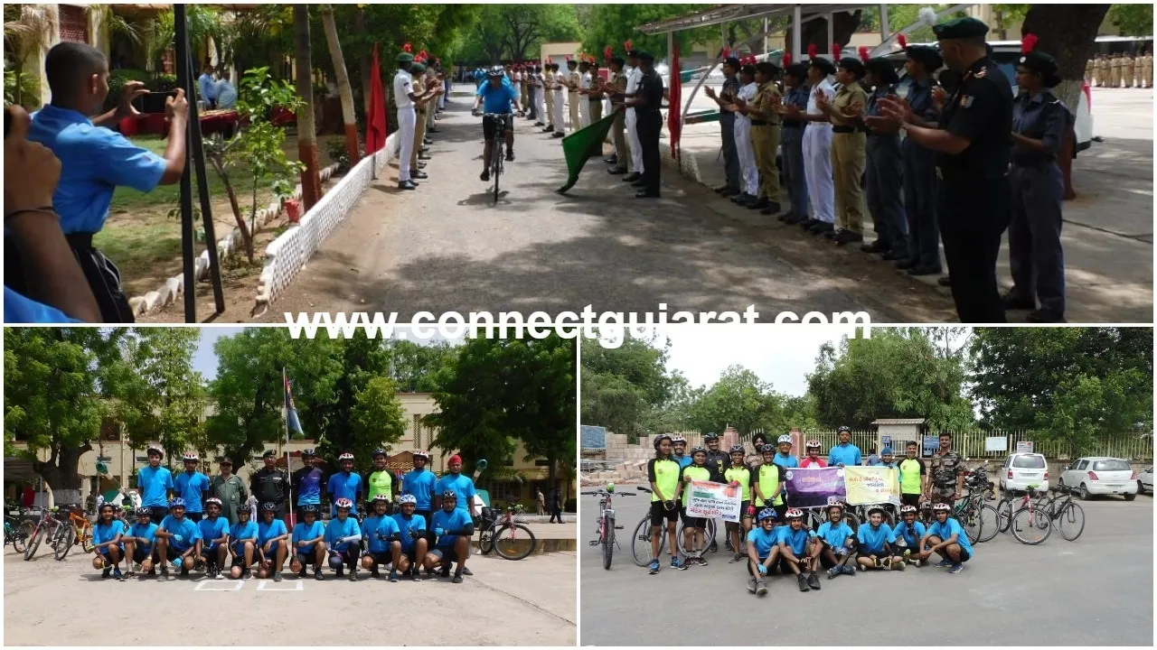 NCC group HQ Ahmedabad conducts cycle expedition