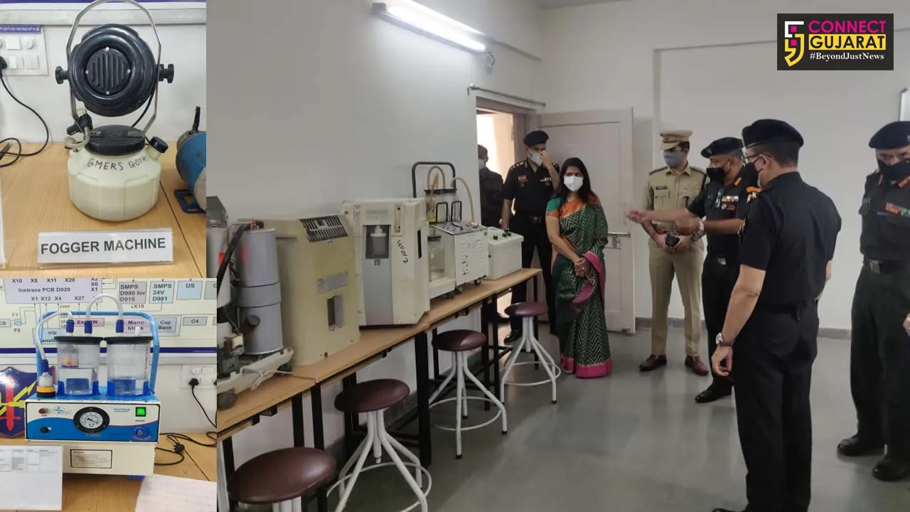 Telephonic equipment helpline of EME school became useful in corona treatment