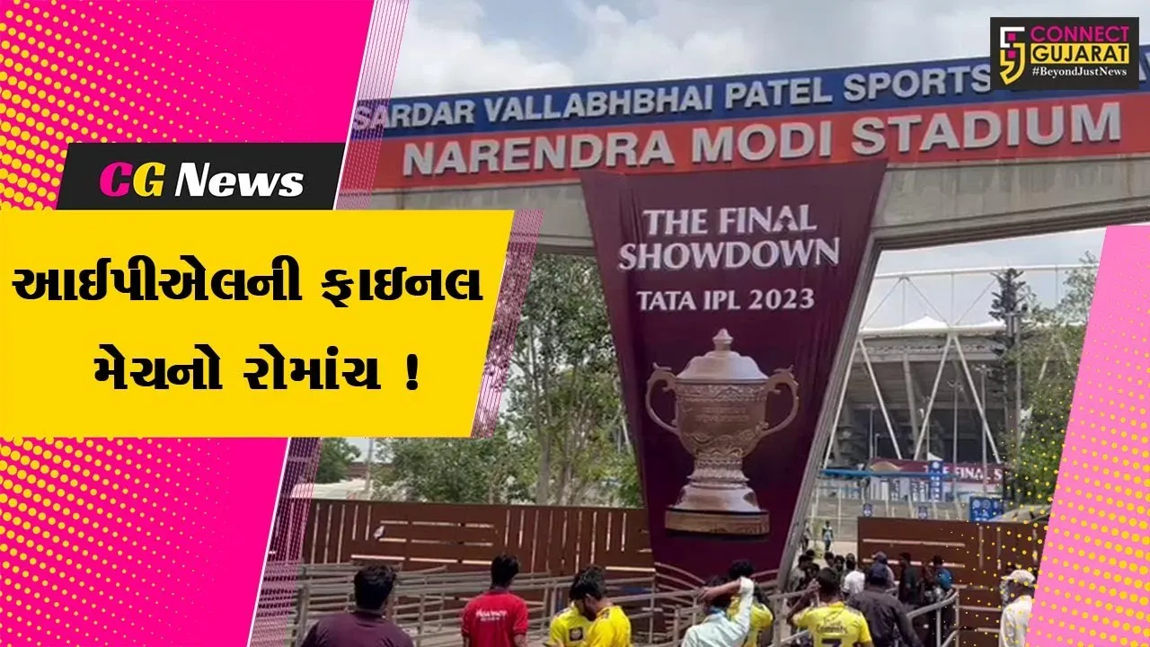 IPLની ફાઇનલ મેચનું કાઉન્ટડાઉન શરૂ, અમદાવાદનાં નરેન્દ્ર મોદી સ્ટેડિયમ બહાર ક્રિકેટ રસિકોની ભારે ભીડ