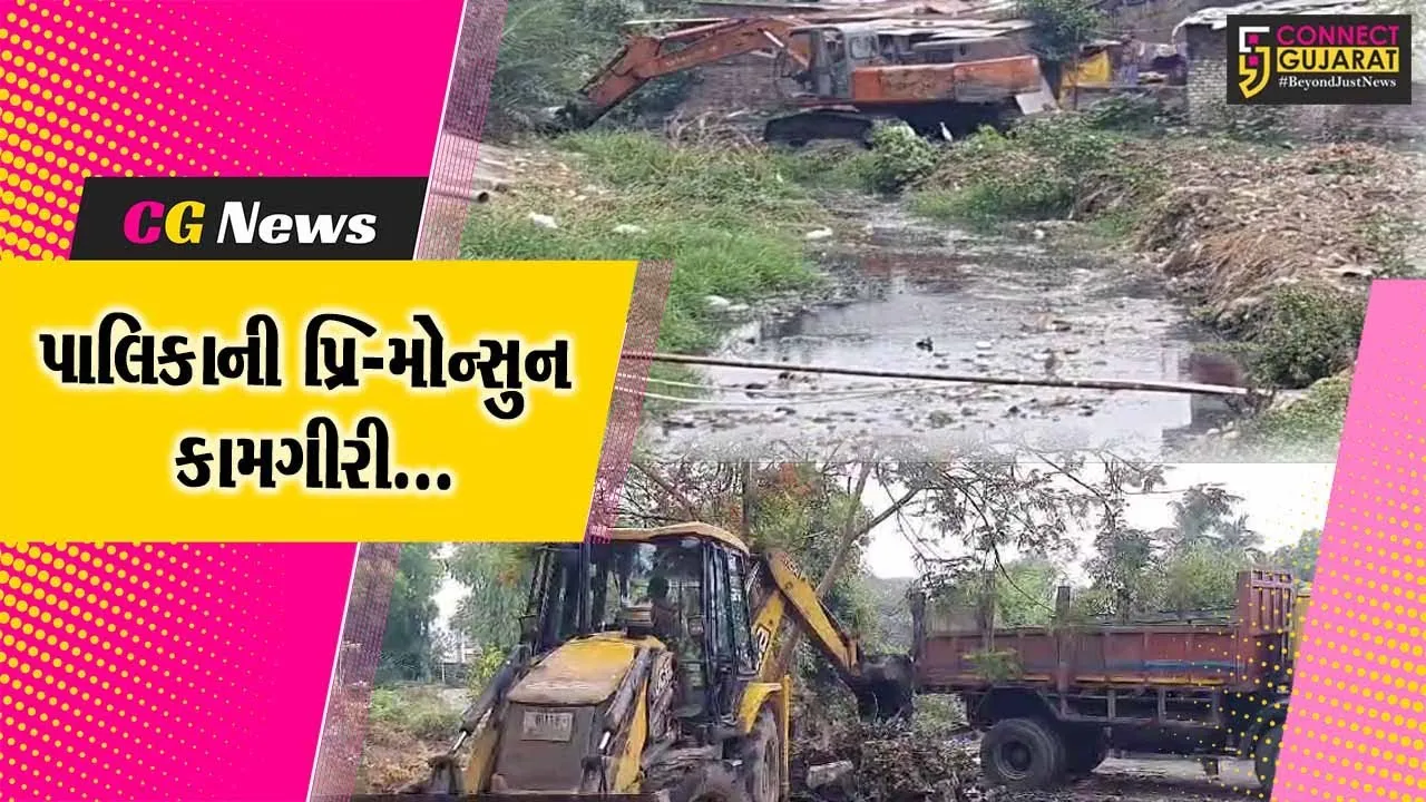 ભરૂચ : આગામી ચોમાસાને ધ્યાનમાં રાખી નગરપાલિકા દ્વારા પ્રિ-મોન્સુન કામગીરીનો પ્રારંભ...