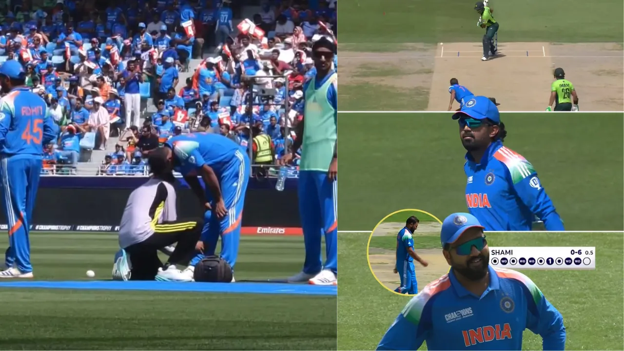 IND vs PAK First Over Shami