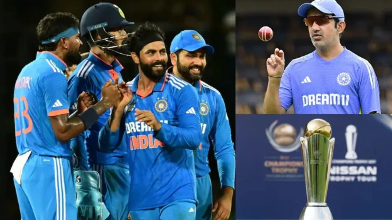  Gautam Gambhir ,  Team India, Champions Trophy 2025