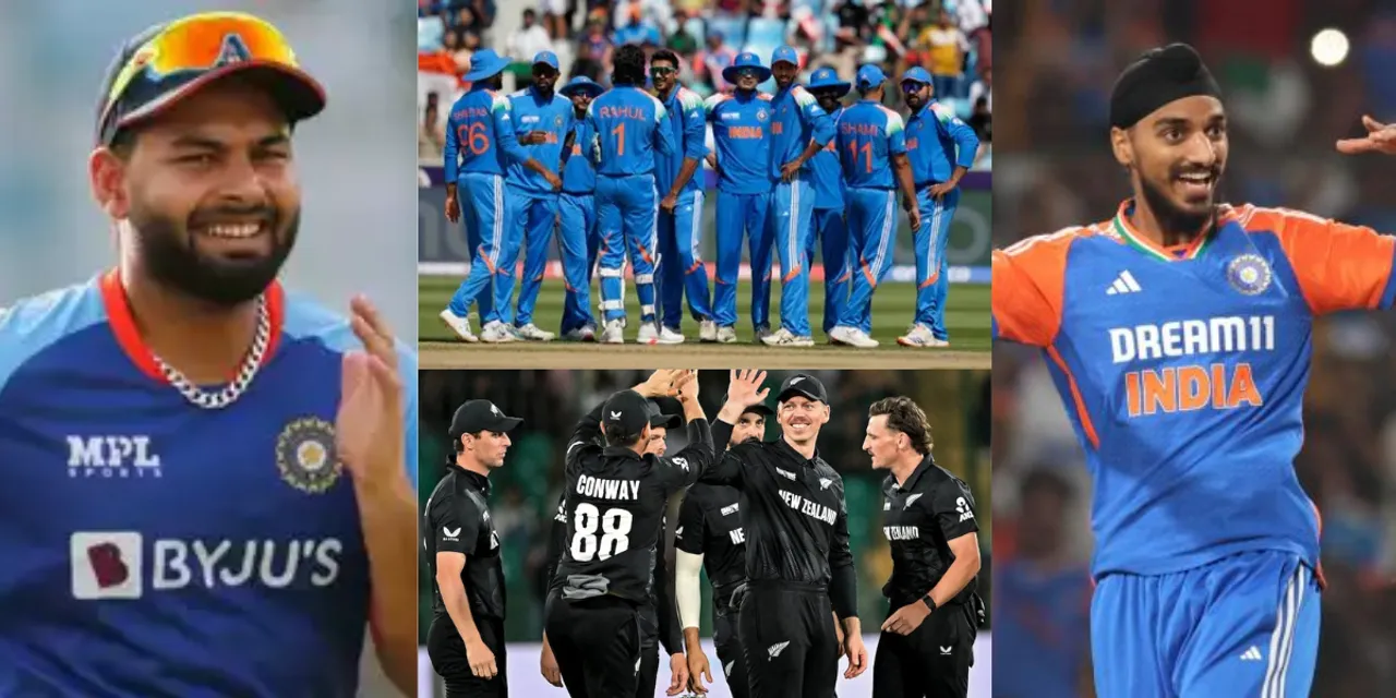 Pant-Sundar-chakravarthy-Arshdeep all four can get chance in team india against New Zealand These 4 players can dropped from playing-xi 