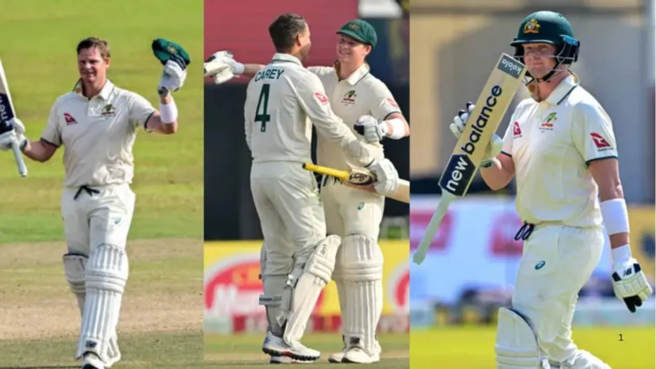   Steve Smith hits 239 runs against england in aus vs eng 2017 tes