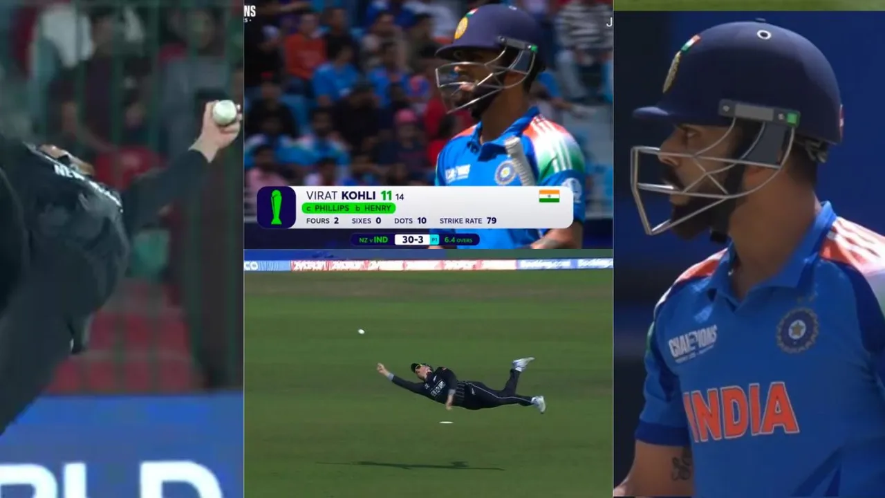  Glenn Phillips, virat kohli , ind vs nz  