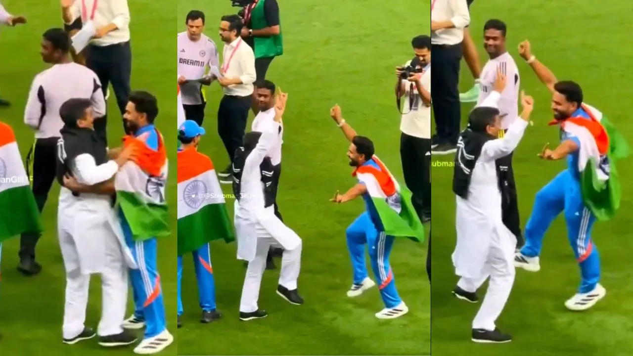 शुभमन गिल के पिता ने ऋषभ पंत के साथ किया जीत का भंगड़ा, सोशल मीडिया पर जमकर VIDEO वायरल