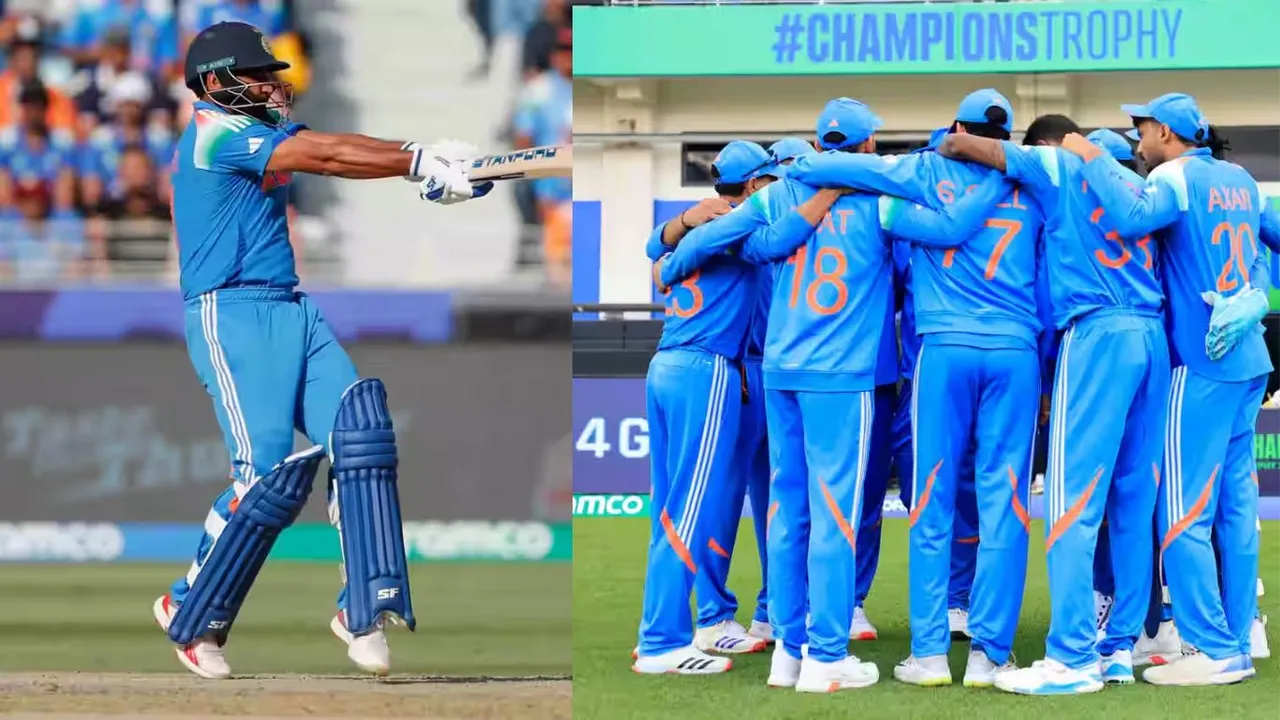  team India ,  shreyas iyer ,Champions Trophy