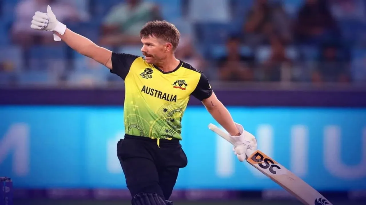 David Warner-AUS vs SL-T20 World Cup 2021