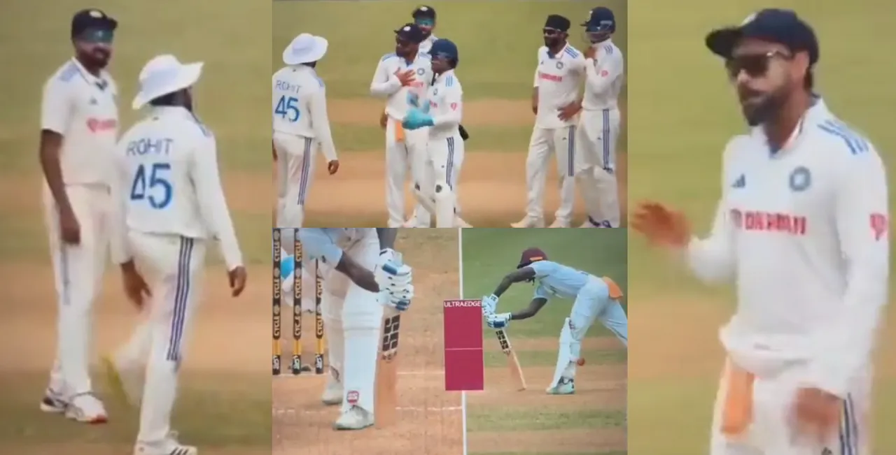 VIDEO Rohit Sharma forgot the captaincy then Virat Kohli took over the front of Team India refused to take DRS