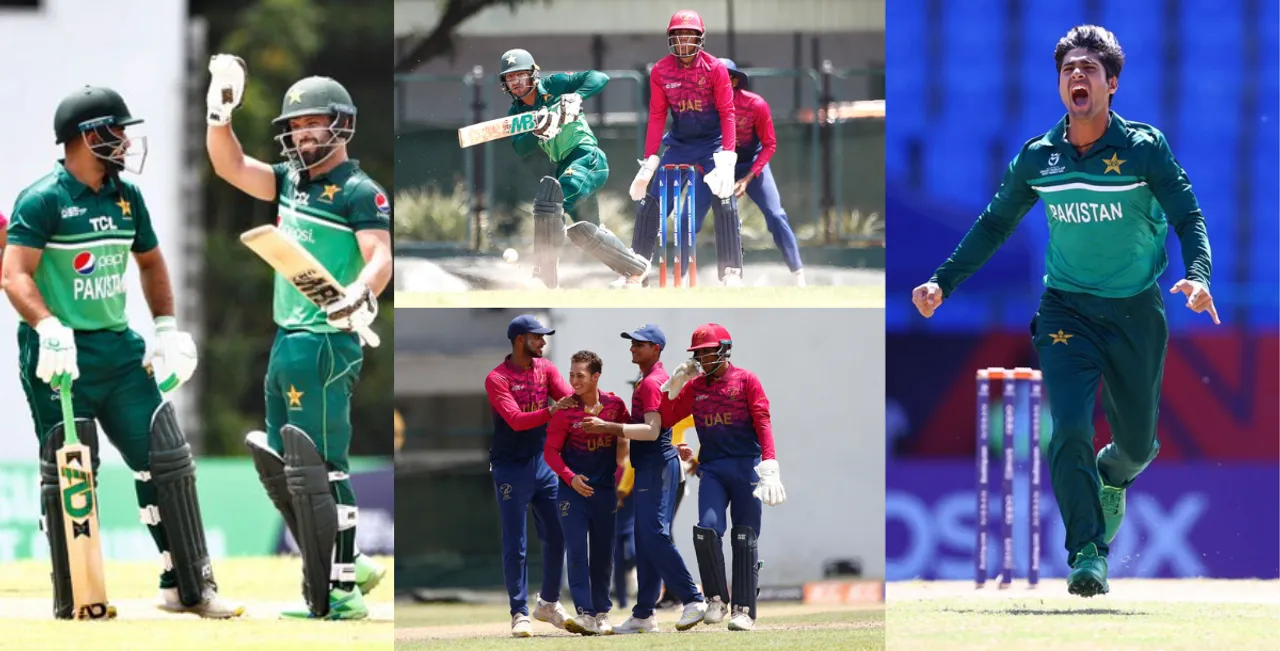 pakistan a beat uae a by 184 run in emerging asia cup 2023