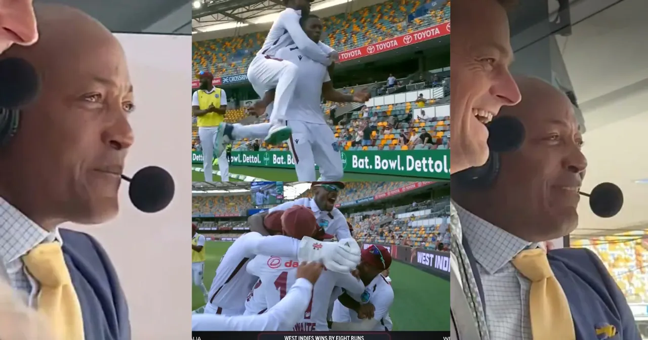 वेस्टइंडीज की गाबा जीत पर फूट-फूट कर रोए Brian Lara, तो एडम गिलक्रिस्ट ने पोंछे आंसू, VIDEO वायरल