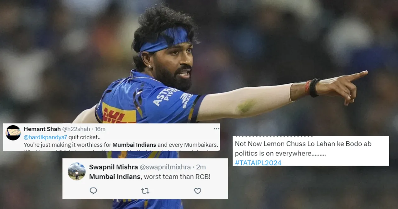 "भाई तू इस्तीफा दे दे", Hardik Pandya की खराब कप्तानी पर भड़के फैंस, राजस्थान के खिलाफ मुंबई की शर्मनाक हार के बाद काटा बवाल