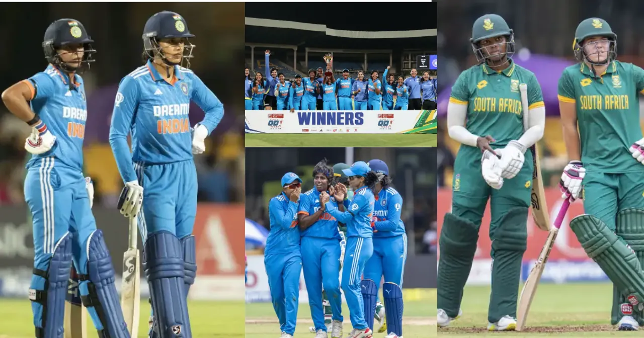 India Women defeated South Africa Women by 6 wickets in IND W vs SA W third ODI match