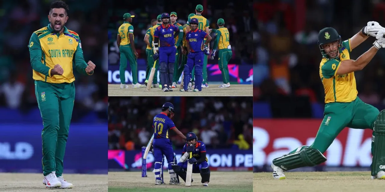 sa vs nep, south africa cricket team, nepal cricket team, t20 world cup 2024