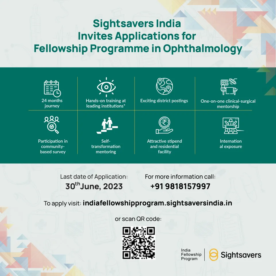 Sightsavers India Invites Promising Ophthalmologists