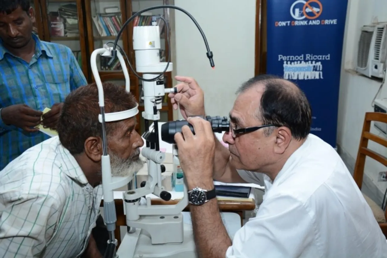 FREE Eye Care, Health Check-Up Camp For Truck Drivers Organized By Pernod Ricard India