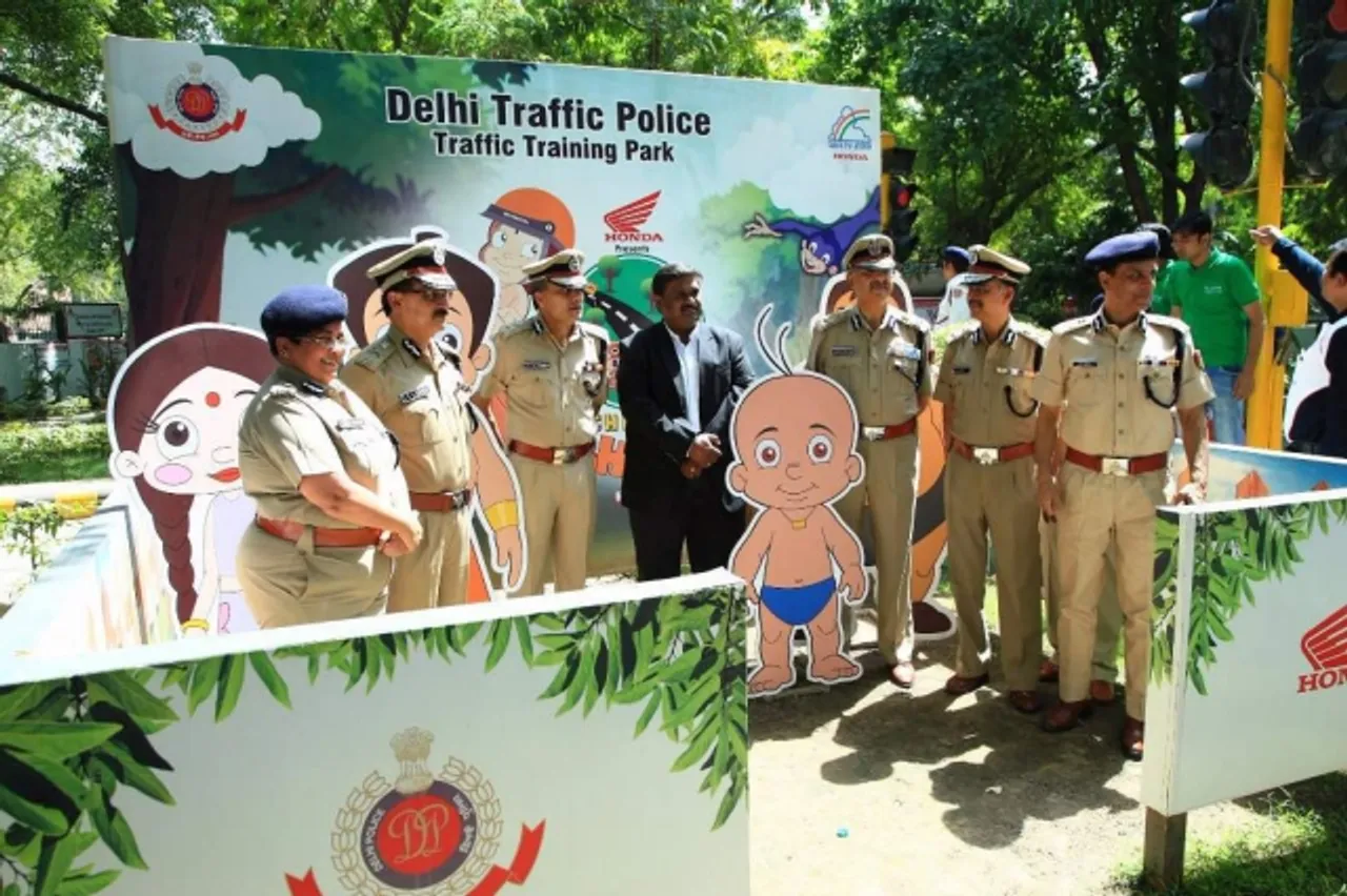 Honda And Delhi Traffic Police Organize ‘Road Safety Summer Camp’ 2017