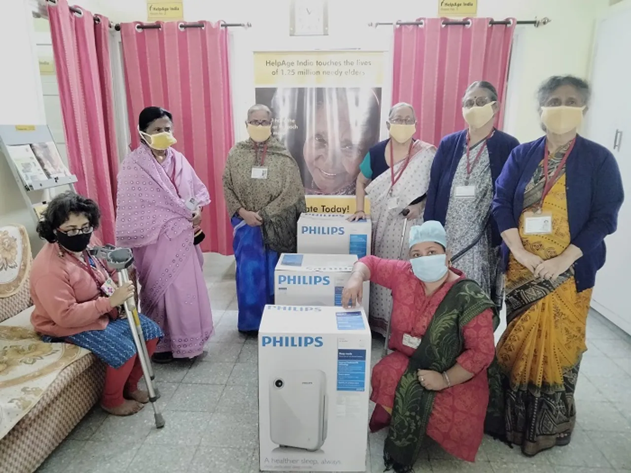 Philips India Provides over 400 Air Purifiers Through HelpAge India to Old Age Homes Across Different Locations in India