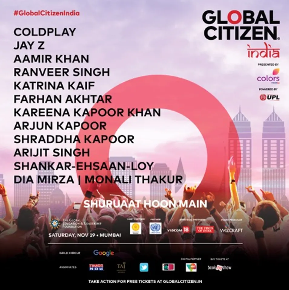 Viacom18 Powers Global Citizen Festival