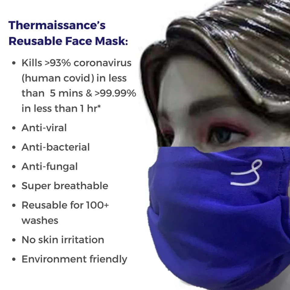 Thermaissance Killing Corona with Reusable Masks