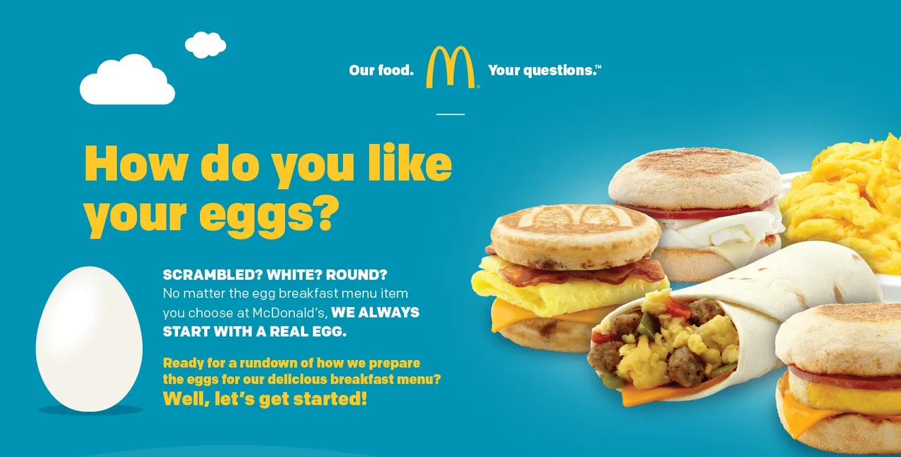 McDonald’s Switches To 100% Cage-Free Eggs In USA & Canada