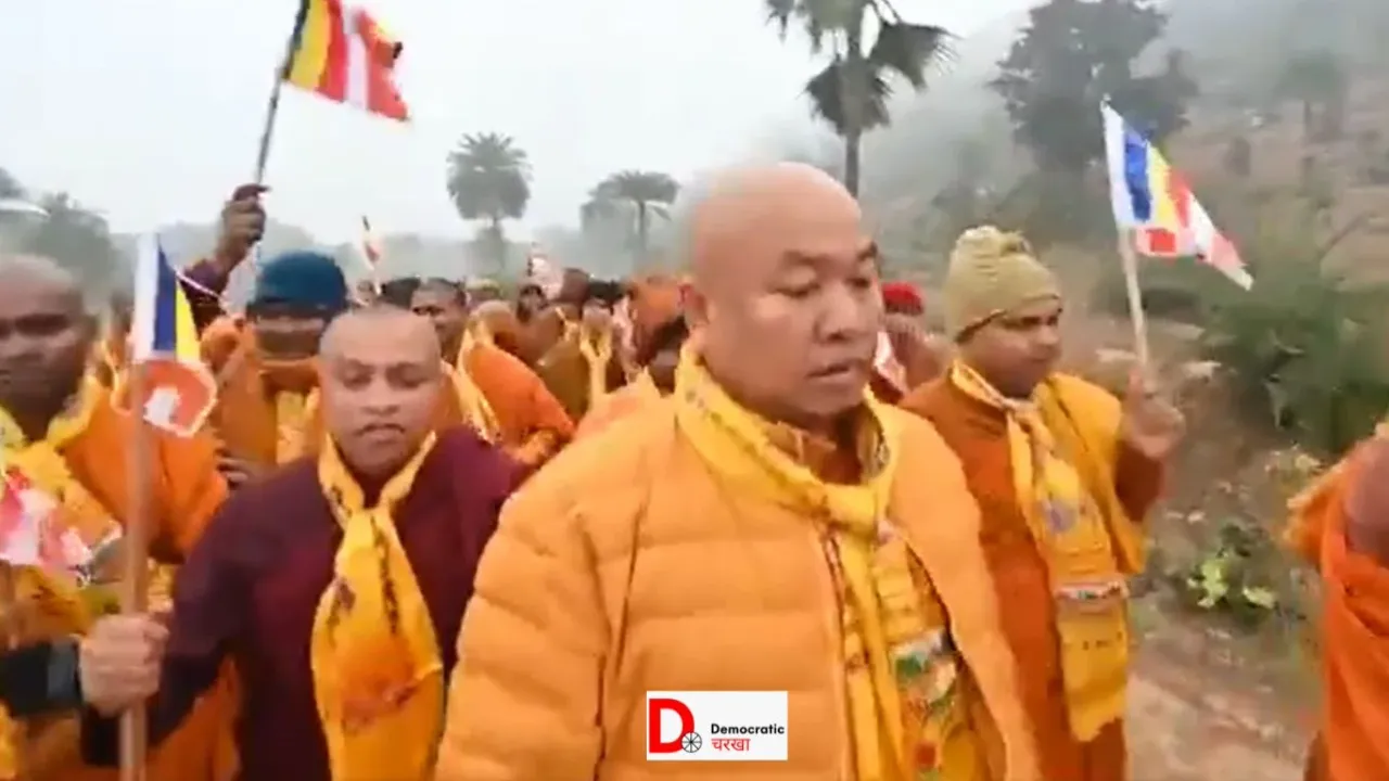 बोधगया में आज से तीन दिवसीय बौद्ध महोत्सव शुरू, सजाया गया कालचक्र मैदान
