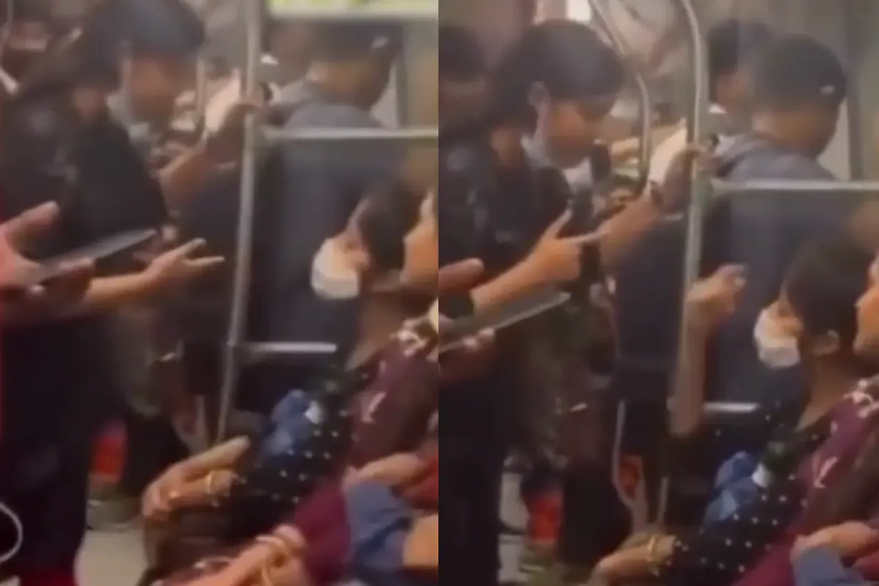 Delhi Metro Viral Video