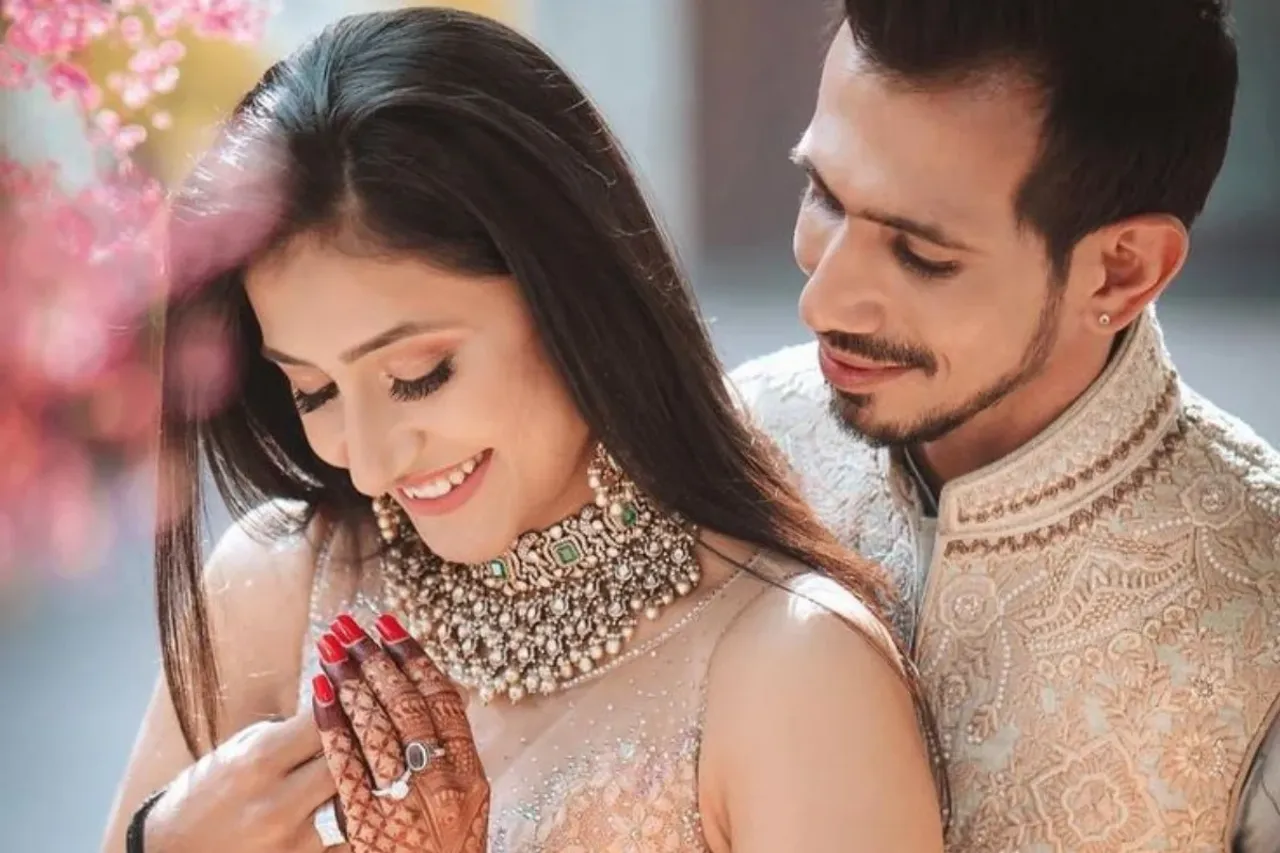Yuzvendra Chahal and Dhanashree Verma