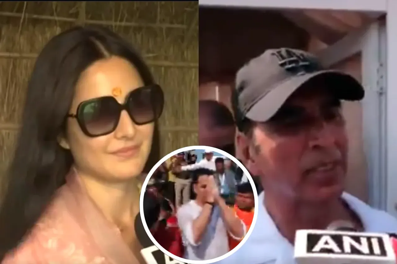Akshay Kumar Katrina Kaif At Mahakumbh 2025