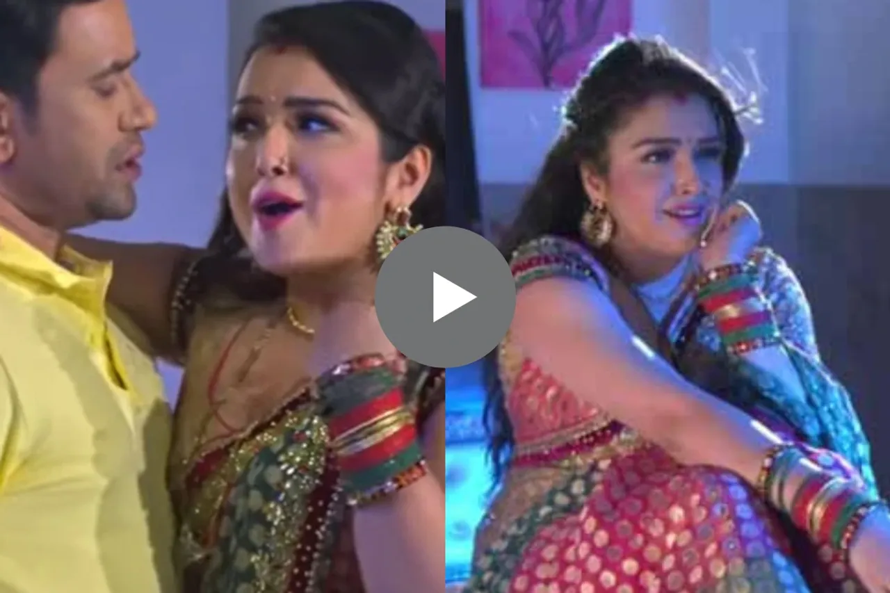 Nirahua and Amrapali Dubey's bold bedroom romance dance moves will make you Insane, Watch Video