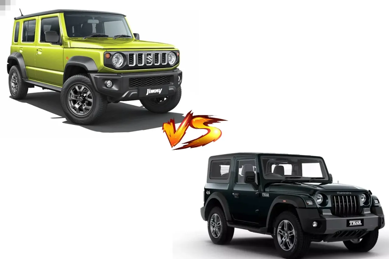 Maruti Suzuki Jimny vs Mahindra Thar