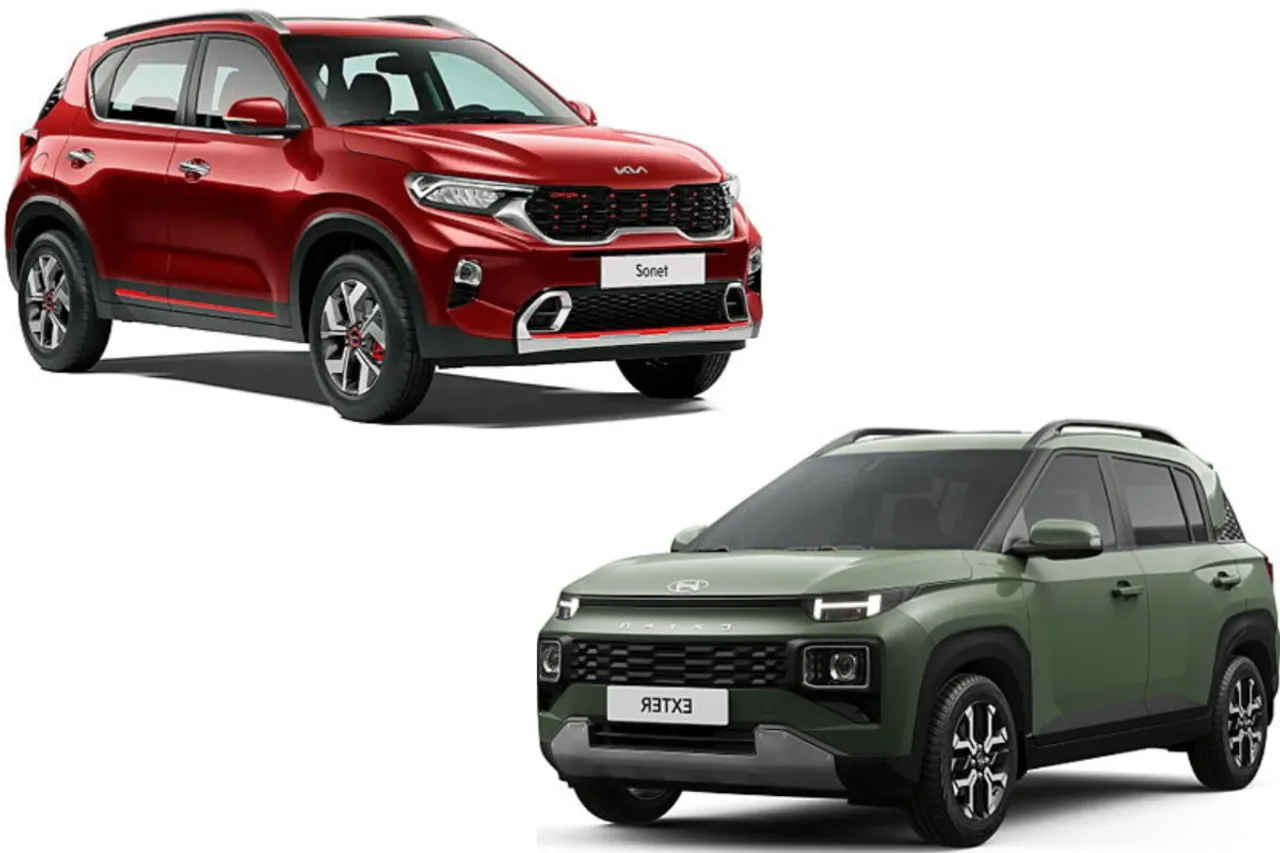 Hyundai Exter vs Kia Sonet