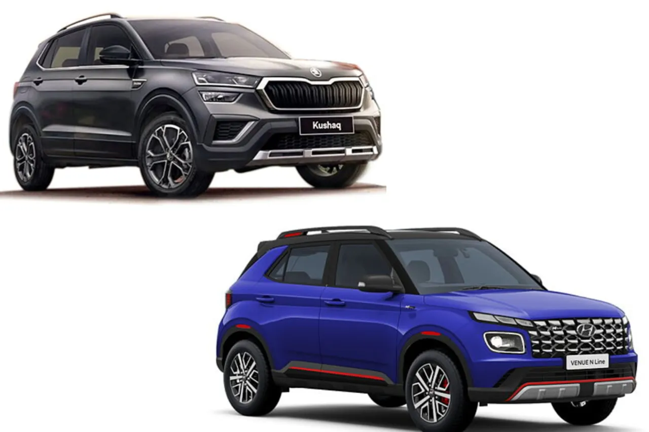 Skoda Kushaq vs Hyundai Venue N Line