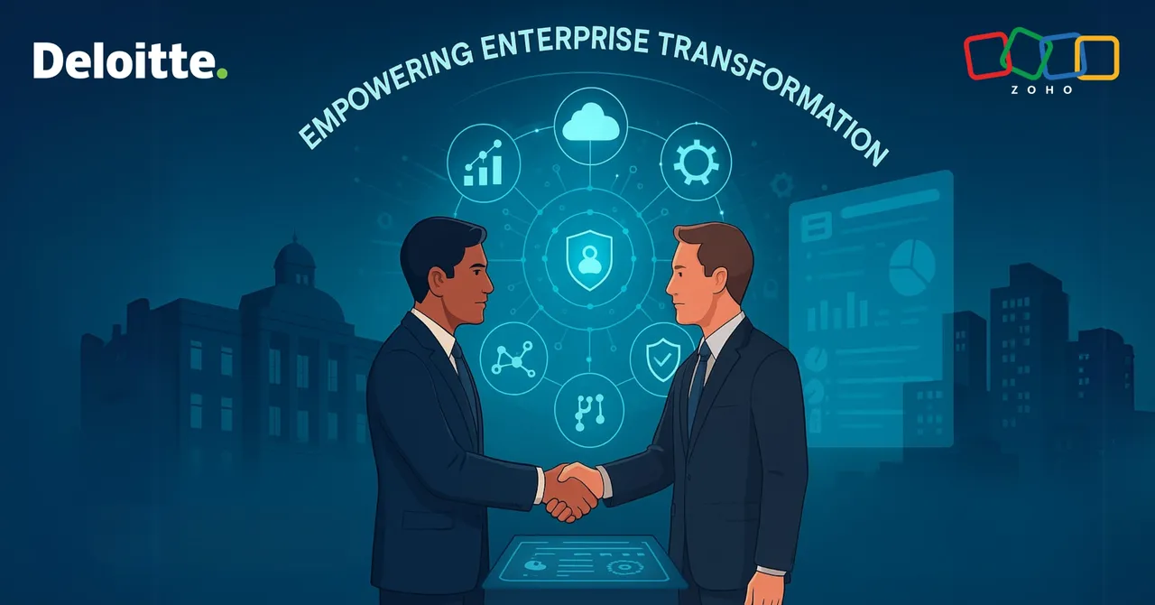 Deloitte India and Zoho partners