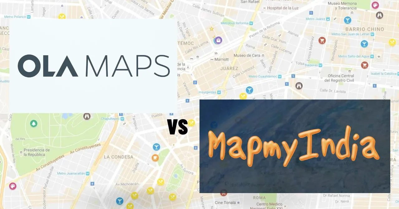 ola maps mapmyindia