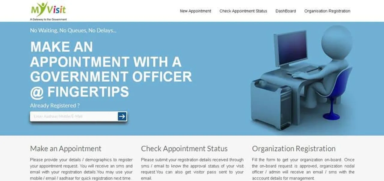 Now, get an appointment with an Indian government official with just a click