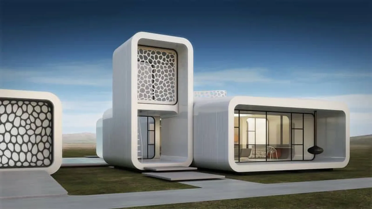 Worlds first D printed office