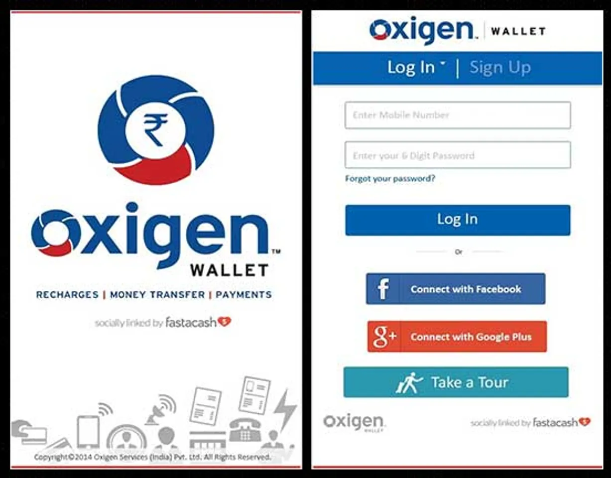 Oxigen wallet app